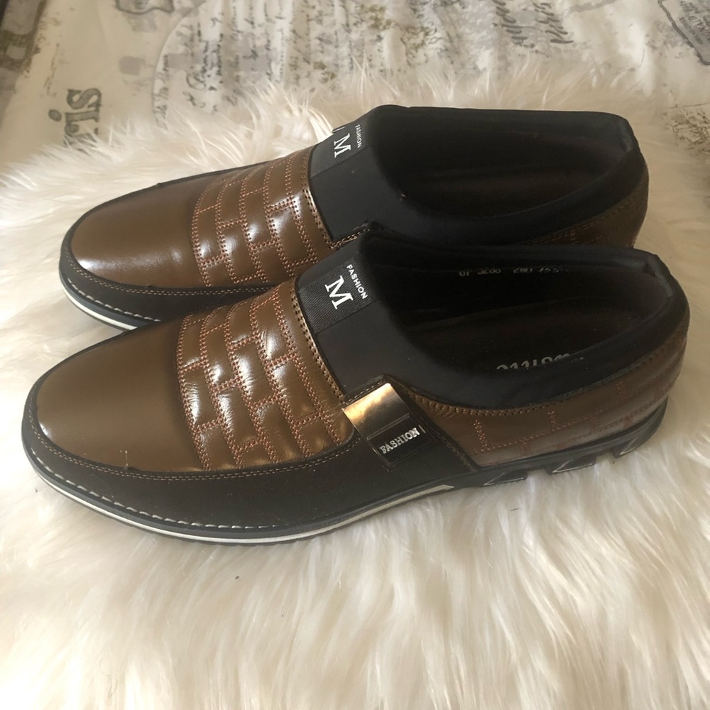Men’s slip-on shoes.